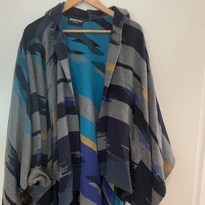 Beta brand sweater poncho